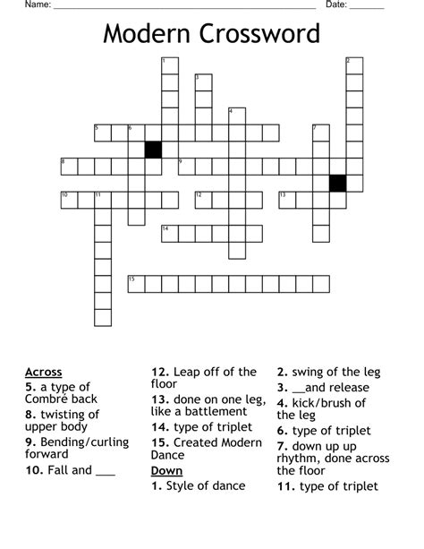Modern crossword - Crossword puzzles are a great way to pass the time and keep your brain active. Whether you’re looking for something to do on a rainy day or just want to challenge yourself, crosswo...